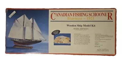 Model Shipways Canadian Fishing Schooner Bluenose - 1921 Wooden Ship Model Kit • $80