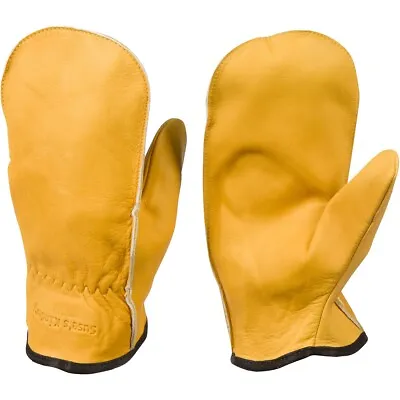 Chopper Mittens Unlined Top Grain Cowhide Leather Womens And Teens To Mens Larg • $18.99