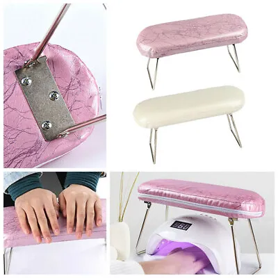 Nail Art Beauty Hand Holder Chair Cushion Pillow Arm Rest Table Manicure Tool • £15.62