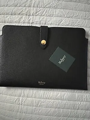 MULBERRY Tech Pouch Grain Leather RRP £295 Tablet 9.7” New • £95