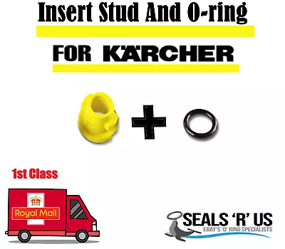 KARCHER Pressure Washer Lance & Dirt Buster Replacement O-Ring & Insert Stud • £3.95