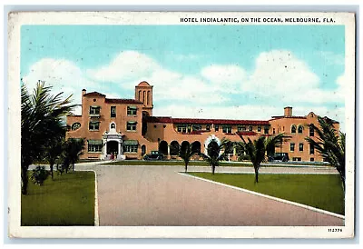 C1930's Hotel Indialantic On The Ocean Melbourne Florida FL Vintage Postcard • $14.98