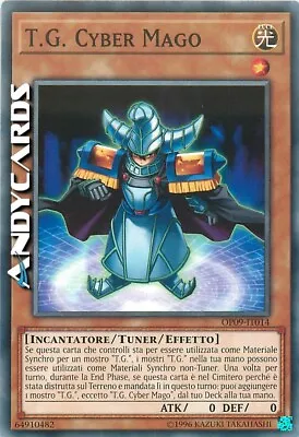 T.G. CYBER MAGICIAN • (T.G. Cyber Magician) • Common • OP09 IT014 • Yugioh ANDYCARDS • $1.06