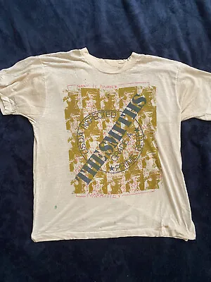 Vintage Smiths  Meat Is Murder  T Shirt ORIGINAL White Large Unisex • $250