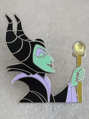 DISNEY PIN Maleficent Holding Staff With Jeweled Stone 1 PIN AS Shown • $10