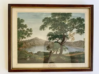 The Lake Of Albano By Phiipp Hackert - Wood Framed 12  X 15  • $41.97