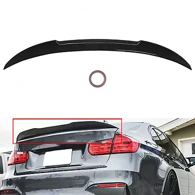 $53.99 • Buy Performance Style Black Trunk Spoiler Wing Lip Fit For BMW 3 Series 2012-18 F30
