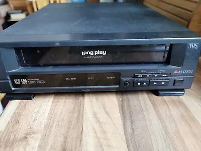 MATSUI VCP 500 LONG PLAY VHS Player (Spares Or Repair) • £5