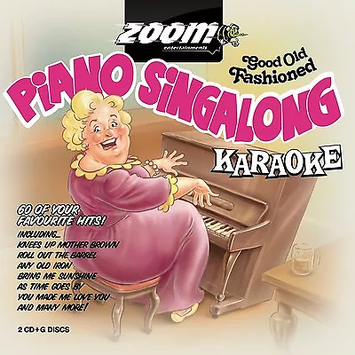 Zoom Karaoke CDG Disc- Good Old Fashioned Piano Singalong Karaoke (ZPIANO) • £8.99