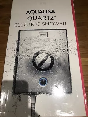 £34 • Buy Aqualisa Quartz Electric Shower 9.5kw White/Chrome/selling For Parts Only
