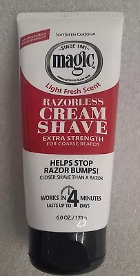 Softsheen-Carson Magic Razorless Shaving Cream Extra Strength Hair Removal 6 Oz • $2.50