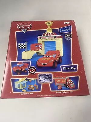 Disney Cars Piston Cup Lightning McQueen Mega Bloks 7767 New Factory Sealed 2007 • $59.97