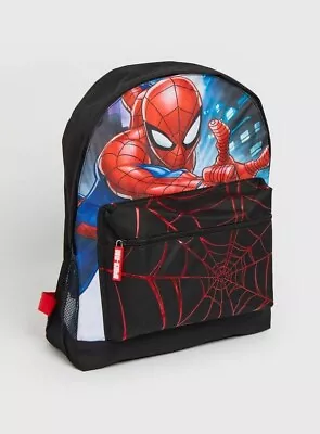 Spider-Man Black & Red Backpack One Size • £6.95