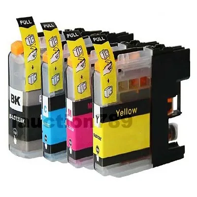 4x Generic Ink LC133 Cartridges For Brother MFC J470DW/ J6520DW/ J6920DW Printer • $13.90