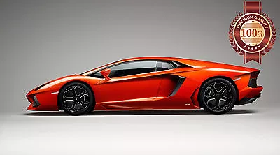 Lamborghini Aventador Side View Hyper Sports Super Car Print Premium Poster • $119.95