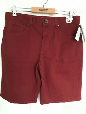 £6 • Buy Billabong Boys Short Age14  Waist  30 Inch Colour Brick Red  New With Tags
