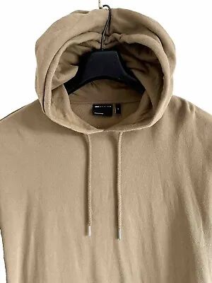 ASOS Design Chunky Cotton Hooded Fleece Oversized Sweatshirt XL Boxy Caramel VGC • £3.99