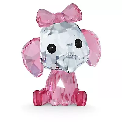 $70.95 • Buy Swarovski Crystal Baby Animals Cheery The Elephant Figurine, Pink, 5622152