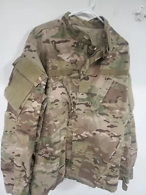 US ARMY ISSUE  MULTICAM  -  FLAME RESISTANT   Large Regular  Jacket Top   • $23