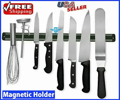 $8.19 • Buy Magnetic Holder Knife Scissor Wall Mount Rack Strip Kitchen Bracket 13“ Tool