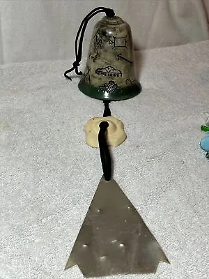 Pacific Stoneware Windchime Spirit Bell Native American Handmade Large VTG! • $20