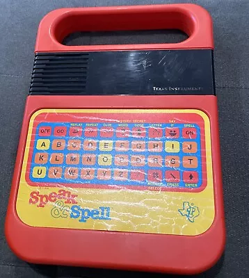 Vintage 1978 1980 Texas Instruments Speak & Spell - Tested And Working • $29.99