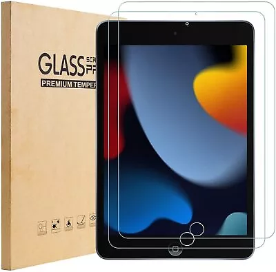 2 Pack Glass Screen Protector Cover For IPad 9.7 10.2 10.5 11 12.9 Air Mini 4 5  • £3.95