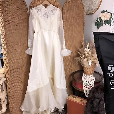 Vintage Wedding Dress Bridal Originals Labor Tag • $128