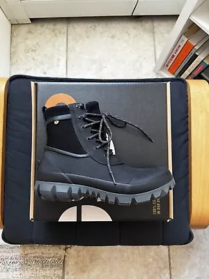 BOGS Arcata Lace Up Boot Men’s Size 9. Black. Brand New With Box. • $95