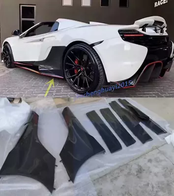 For Mclaren Mp4-12c 650s Carbon Fiber Sideskirts Side Skirt 675lt Style 6pcs • $1608.99