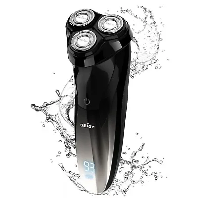 SEJOY Men Electric Shaver Razor Pop-up Trimmer Cordless IPX7 Waterproof • $17.90