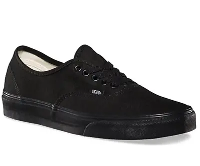 $67.99 • Buy VANS Authentic Mens Canvas Casual Shoes Sneaker Black/Black --Size Up To 16US