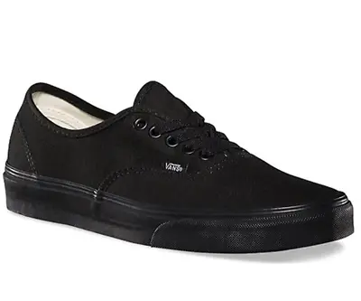 VANS Authentic Mens Canvas Casual Shoes Sneaker Black/Black --Size Up To 16US • $75.99