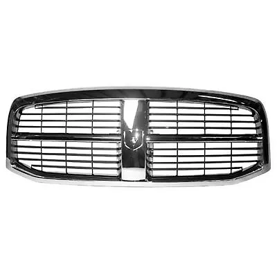 NEW Chrome & Black Grille For 2006-2008 Ram 1500 2006-2009 Ram 2500 SHIPS TODAY • $122.61