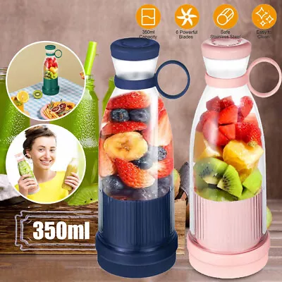 Electric Fruit Juicer Portable Mini Blender Mixer Shaker Bottle USB Juice Mixer • $13.98