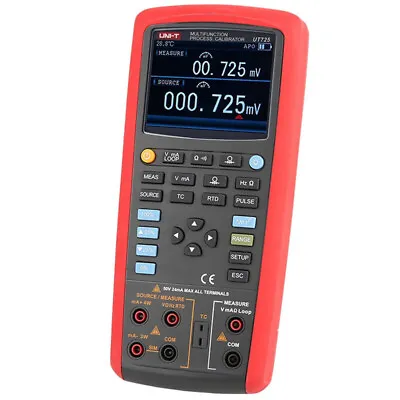 UNI-T UT725 Multifunction Process Calibrator Thermocouple RTD Resistance✦ • $1999.90