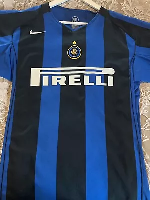 £15 • Buy Nike Inter Milan 2004-05 Home Football Shirt Size XXL