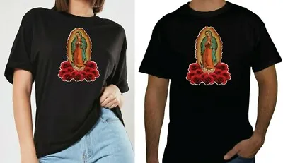 Virgen De GUADALUPE T Shirt Mary Maria Virgin Virgencita Catholic Religion Faith • $11.99