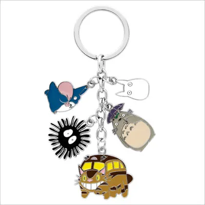 Hot# Anime My Neighbor Totoro Metal  Keychain Key Ring • $8.58