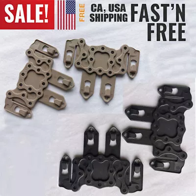 2pcs Speed Clip Platform Holster Rail Case Mount Adapter For Tactical Vest MOLLE • $11.03