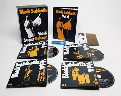 Black Sabbath Vol 4 Super Deluxe 4 CD Box Set • $110