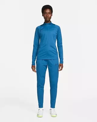 Nike Academy Women's Knit Football Tracksuit (Blue) - Small - New ~ DC2096 407 • $135.41