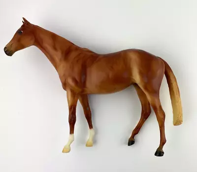 Breyer Horse #1727 Let’s Go Racing Chestnut Traditional Touch Of Class • $20.66