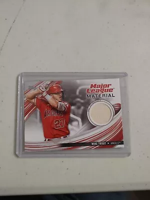 2023 Topps Major League Material Game Used Bat Relic Mike Trout Angels • $10