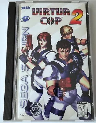 Virtua Cop 2 Sega Saturn Video Game Shooter Gun Arcade • $42.95