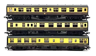 Mainline/bachmann 00 Gauge - Rake Of 3 Mk1 Chocolate/cream Coaches - Unboxed • £19.95