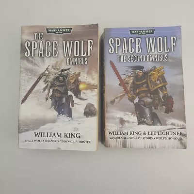 WarHammer 40K : Space Wolf Omnibus & Second Omnibus Trade Paperback Books • $49.99