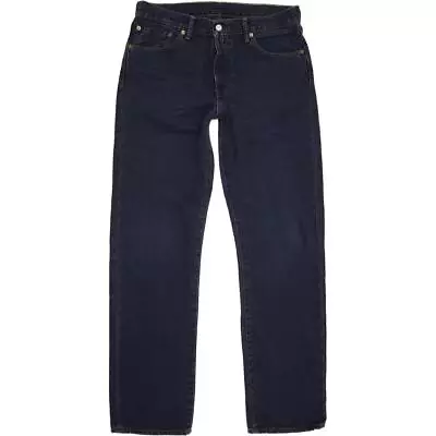 Levi's 751 Men Navy Straight Regular Jeans W33 L33 (74444) • £34.99