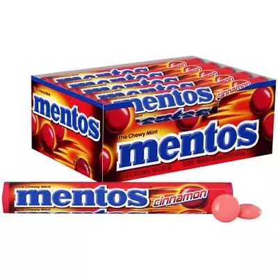 Mentos Candy Mint Chewy Roll Cinnamon Non 1.32 Ounce(Pack Of 15) Cinnamon  • $35.21