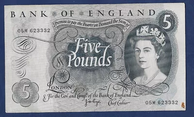 Page Five Pounds REPLACEMENT Banknote 05M • £11.75